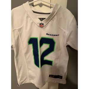 Seahawks NFL JERSEY fan! Never worn size 8 kids